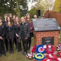 Fred and the Hartismere posse, A B-17 Memorial, The Oaksmere Hotel, Brome, Suffolk - 10th November 2023