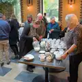 Isobel gets a coffee in the Oaksmere, A B-17 Memorial, The Oaksmere Hotel, Brome, Suffolk - 10th November 2023