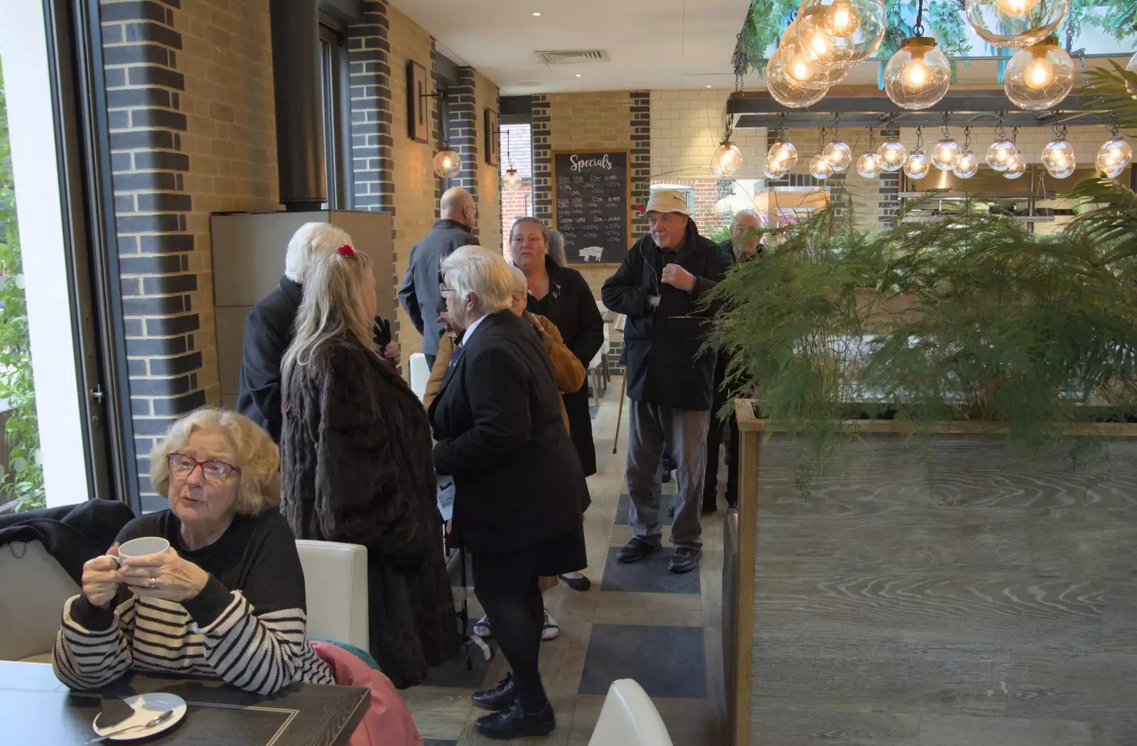 In the Oaksmere's restaurant, from A B-17 Memorial, The Oaksmere Hotel, Brome, Suffolk - 10th November 2023