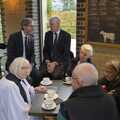The Brome village committee, and Ginny Maning, vicar, A B-17 Memorial, The Oaksmere Hotel, Brome, Suffolk - 10th November 2023