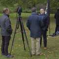 Clive gets interviewed by Alex Dunlop of BBC East, A B-17 Memorial, The Oaksmere Hotel, Brome, Suffolk - 10th November 2023