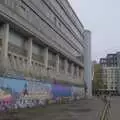 Graffiti along the bottom of the HMSO building, The Graffiti of HMSO and Anglia Square, Coslany, Norwich - 22nd November 2023