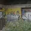 Plants grow up through the concrete in places, The Graffiti of HMSO and Anglia Square, Coslany, Norwich - 22nd November 2023