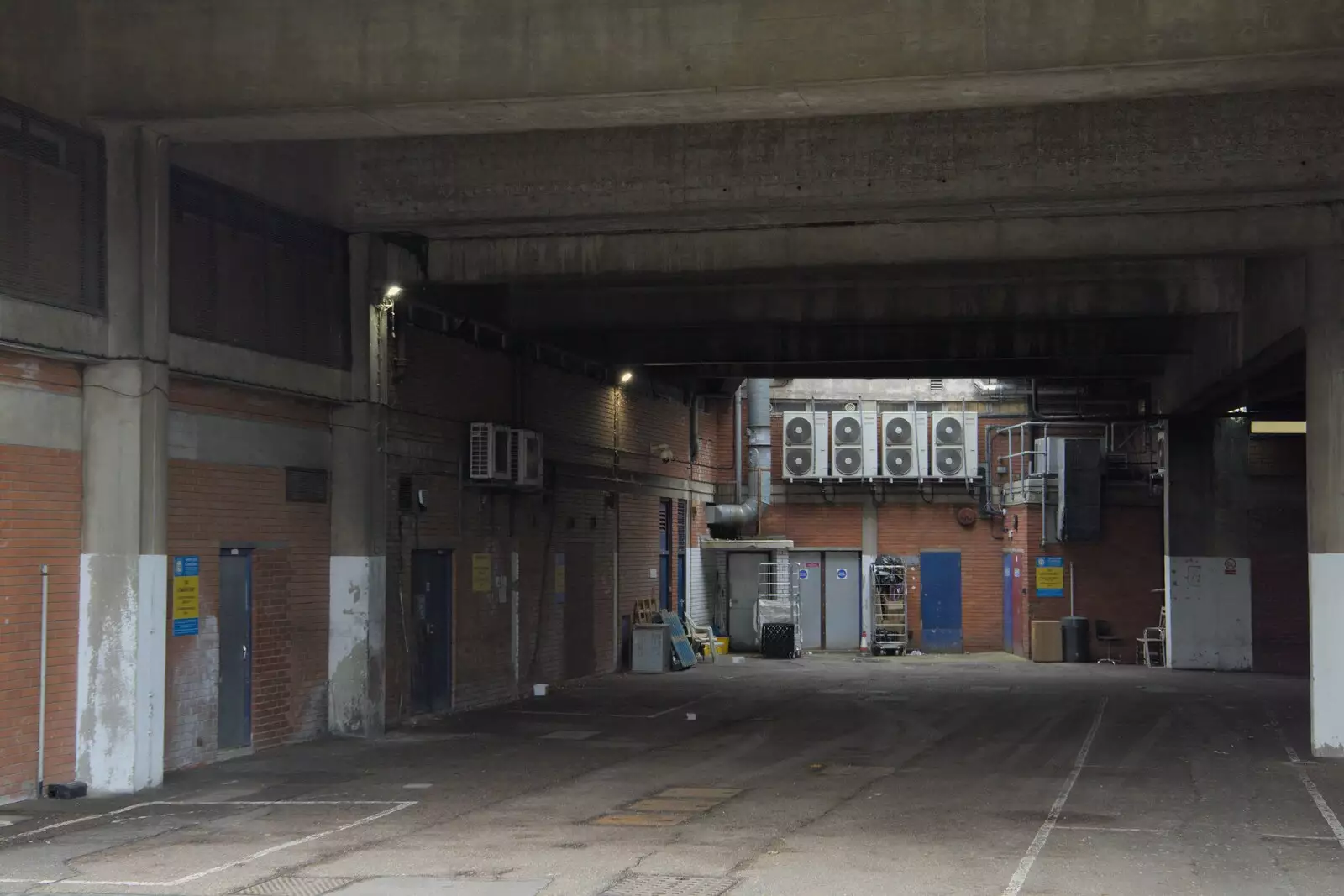 The bowels of the HMSO building, from The Graffiti of HMSO and Anglia Square, Coslany, Norwich - 22nd November 2023