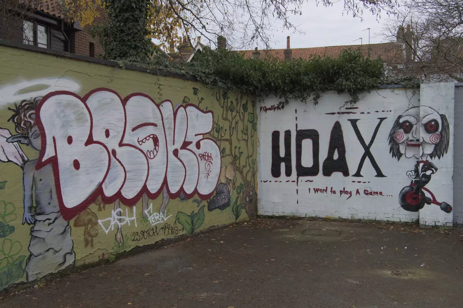 Broke and Hoax, from The Graffiti of HMSO and Anglia Square, Coslany, Norwich - 22nd November 2023