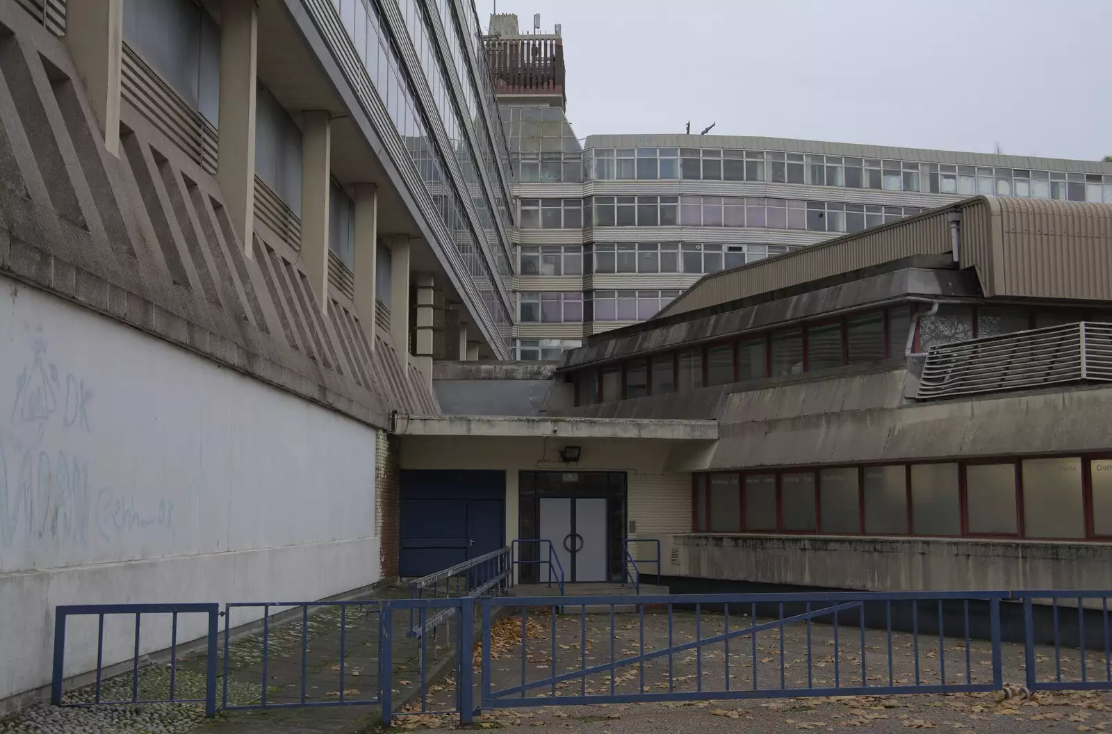 The entrance to HSMO, from The Graffiti of HMSO and Anglia Square, Coslany, Norwich - 22nd November 2023