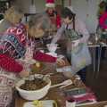 Mixing puddings in a Christmas jumper, The GSB and the Christmas Pudding Mixing, Wickham Skeith, Suffolk - 25th November 2023