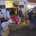 There's a tiny donkey display called Mini Donks, The Christmas Lights Switch On, Eye, Suffolk - 1st December 2023