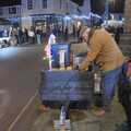 The Dutch organ dude is doing his thing, The Christmas Lights Switch On, Eye, Suffolk - 1st December 2023