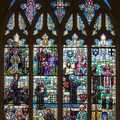 A window depicting the life of Julian of Norwich, A Tour of the Cathedral, Norwich, Norfolk - 2nd December 2023