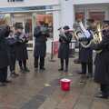 The Salvation Army is playing on Gentleman's Walk, A Tour of the Cathedral, Norwich, Norfolk - 2nd December 2023