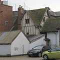 A timber-framed cottage is absorbed by the new, The Lost Architecture of Ipswich, Suffolk - 11th December 2023