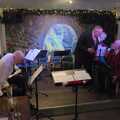 The band's on stage in the Railway Tavern, Stowmarket, and the GSB Plays at the Railway Tavern, Mellis, Suffolk - 23rd December 2023