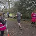 Phil crosses the line, New Year's Eve and a 50th Park Run, Thornham, Suffolk - 31st December 2023