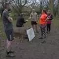 Phil and Isobel hang around after the run, New Year's Eve and a 50th Park Run, Thornham, Suffolk - 31st December 2023