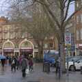 Brigg Street in Norwich, Norwich Sushi and Pantomime Rehearsals, Occold, Suffolk - 7th January 2024