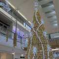 There's a huge sparkly tree in Chapelfield, Norwich Sushi and Pantomime Rehearsals, Occold, Suffolk - 7th January 2024