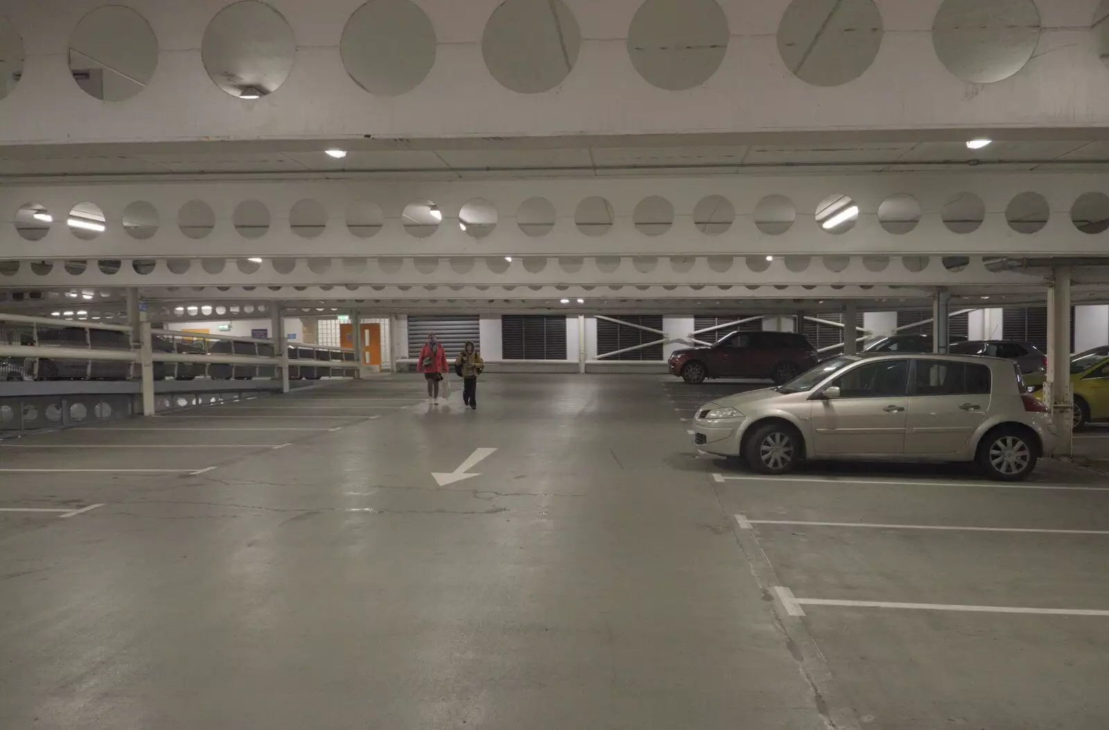 St. Andrew's Car Park is mostly empty, from Norwich Sushi and Pantomime Rehearsals, Occold, Suffolk - 7th January 2024