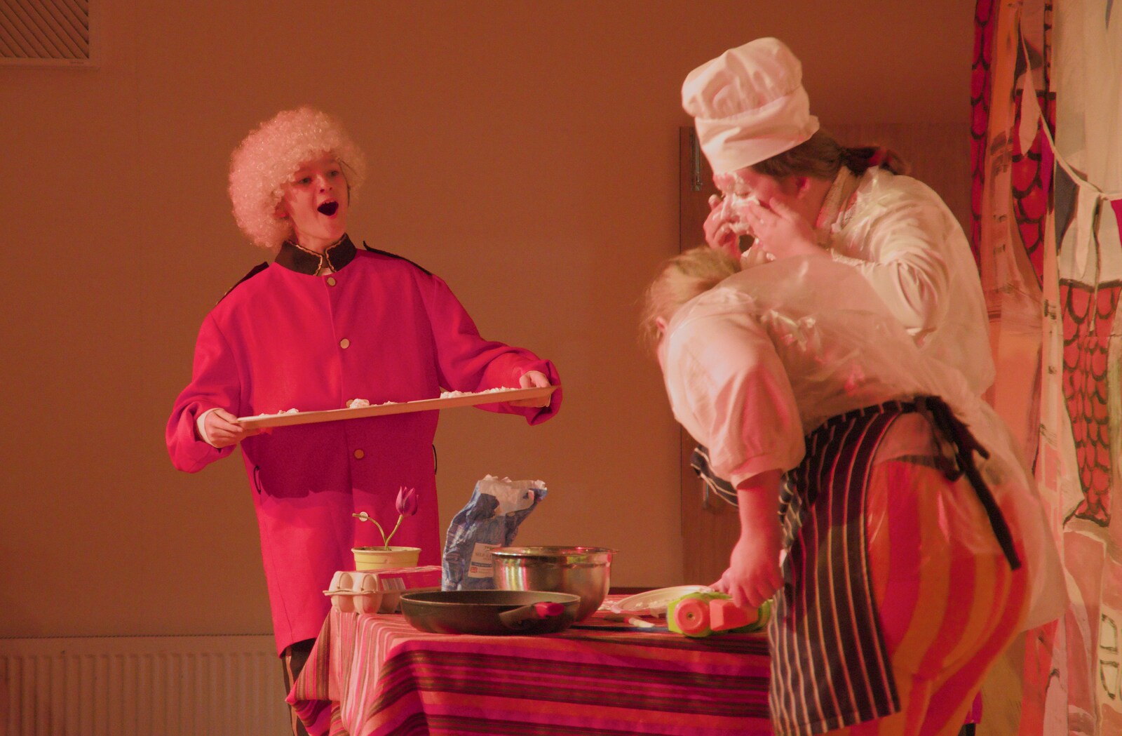 Harry's on stage as The Chamberlain from Norwich Sushi and Pantomime Rehearsals, Occold, Suffolk - 7th January 2024