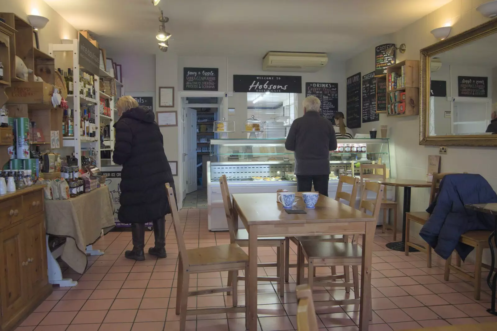 We're in Hobson's café, from A Postcard from Manningtree, Essex - 9th January 2024