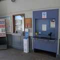 Sign of the times: the ticket office is closed, A Postcard from Manningtree, Essex - 9th January 2024