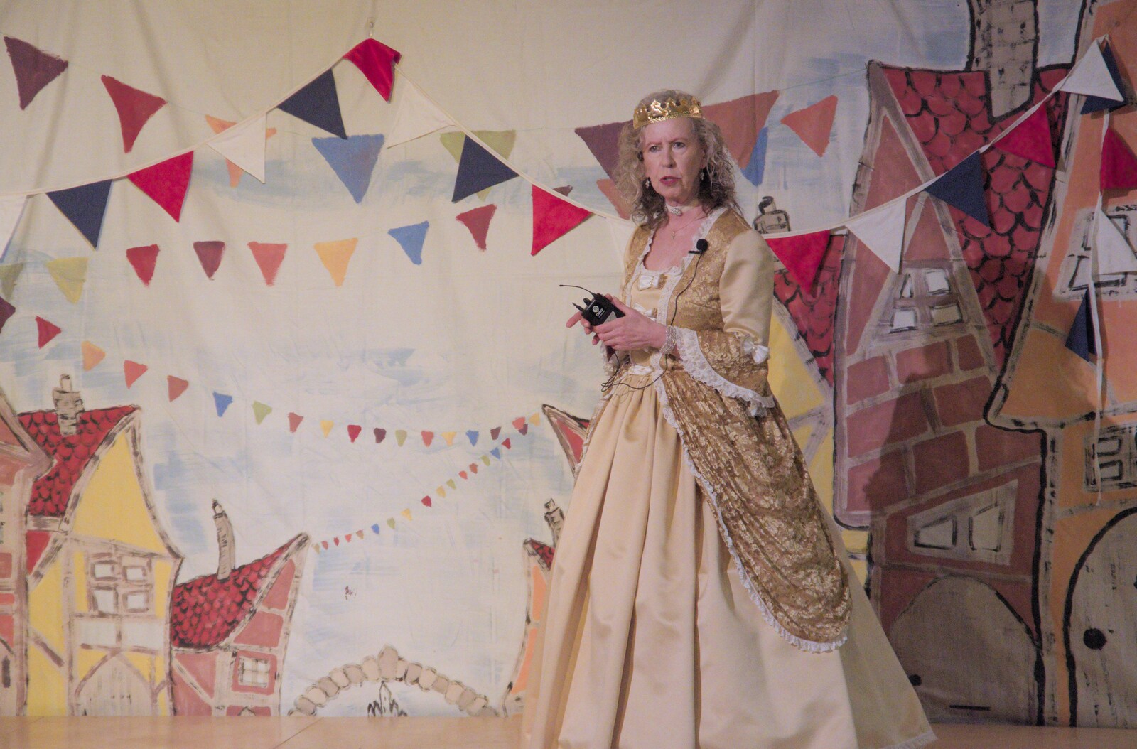 Fairy Nightingale on the stage from The Dove Players do Puss in Boots, Occold, Suffolk - 13th January 2024