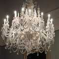 One of the impressive chandeliers, The Preservation of Ickworth House, Horringer, Suffolk - 18th January 2024