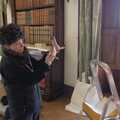 We get an introduction to old book cleaning, The Preservation of Ickworth House, Horringer, Suffolk - 18th January 2024