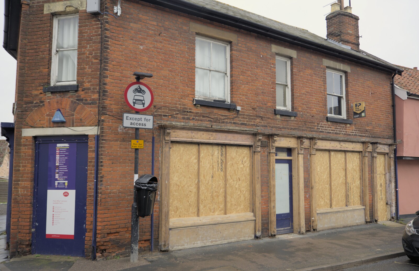 The former Blue Shop is being done up from A February Miscellany, Diss and Woodbridge, Suffolk - 3rd February 2024