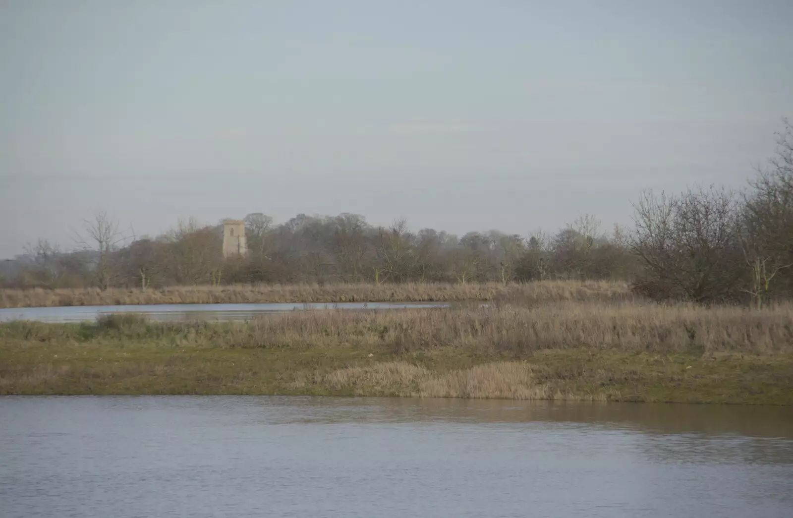 There's a pleasant view to the church , from A February Miscellany, Diss and Woodbridge, Suffolk - 3rd February 2024