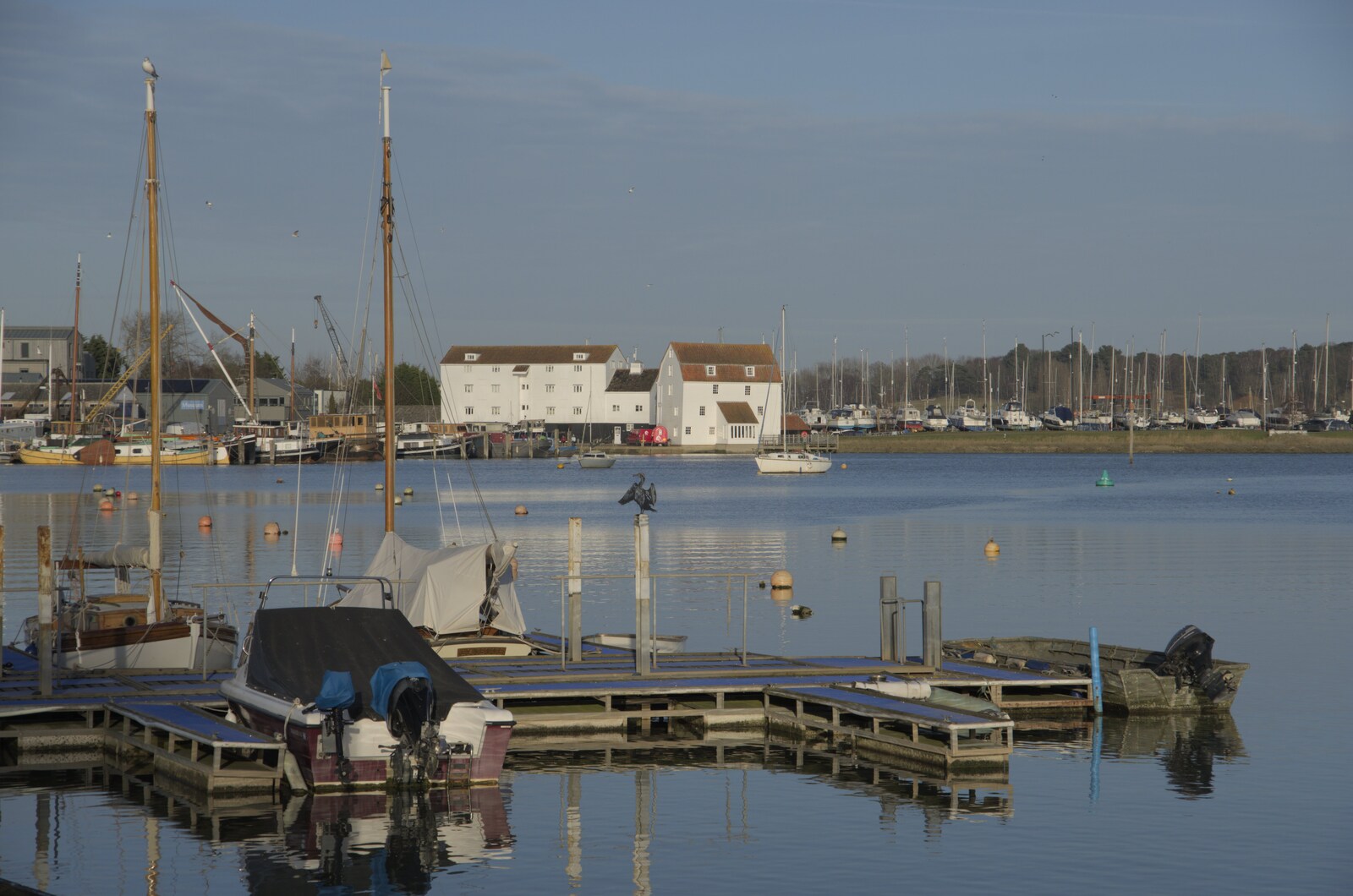 The Tide Mill from across the marina from A February Miscellany, Diss and Woodbridge, Suffolk - 3rd February 2024