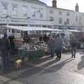More Friday market action in Diss, A February Miscellany, Diss and Woodbridge, Suffolk - 3rd February 2024