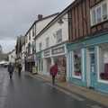 A damp Mere Street in Diss, A Long Walk Around the Airfield, Eye, Suffolk - 11th February 2024