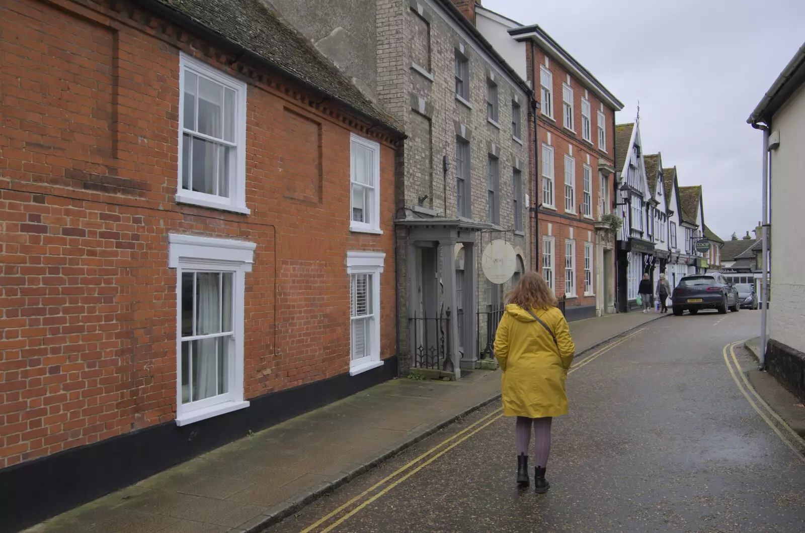 Isobel wanders off, from Framlingham, Aldeburgh and the USAAF Heritage Trust, Hoxne, Suffolk - 14th February 2024 