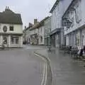 Framlingham market place is a bit damp, Framlingham, Aldeburgh and the USAAF Heritage Trust, Hoxne, Suffolk - 14th February 2024 