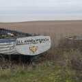 The derelict Jill Anne fishing boat, Framlingham, Aldeburgh and the USAAF Heritage Trust, Hoxne, Suffolk - 14th February 2024 