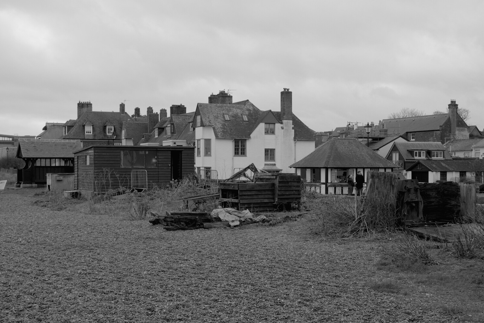 Aldeburgh sea front from Framlingham, Aldeburgh and the USAAF Heritage Trust, Hoxne, Suffolk - 14th February 2024 