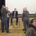 Clive chats to his posse, Framlingham, Aldeburgh and the USAAF Heritage Trust, Hoxne, Suffolk - 14th February 2024 