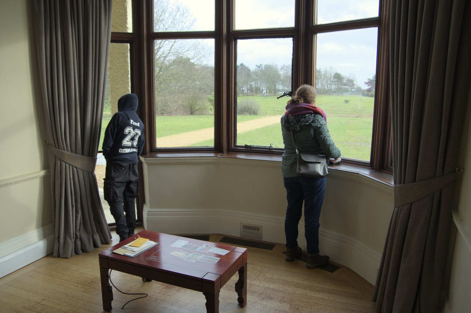 We're at Tranmer House in Sutton Hoo from Riddlequest at Sutton Hoo, Woodbridge, Suffolk - 23rd February 2024