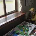 Harry by the Lego table, Riddlequest at Sutton Hoo, Woodbridge, Suffolk - 23rd February 2024