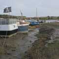The tide is out on the Deben at Woodbridge, Riddlequest at Sutton Hoo, Woodbridge, Suffolk - 23rd February 2024