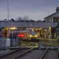 There's a train on the platform at Woodbridge, Riddlequest at Sutton Hoo, Woodbridge, Suffolk - 23rd February 2024