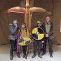 A family group photo, Riddlequest at Sutton Hoo, Woodbridge, Suffolk - 23rd February 2024