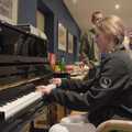 Soph does a nice bit of piano playinkg, Palgrave Player's Wrap Party and a March Miscellany, Suffolk - 6th March 2024
