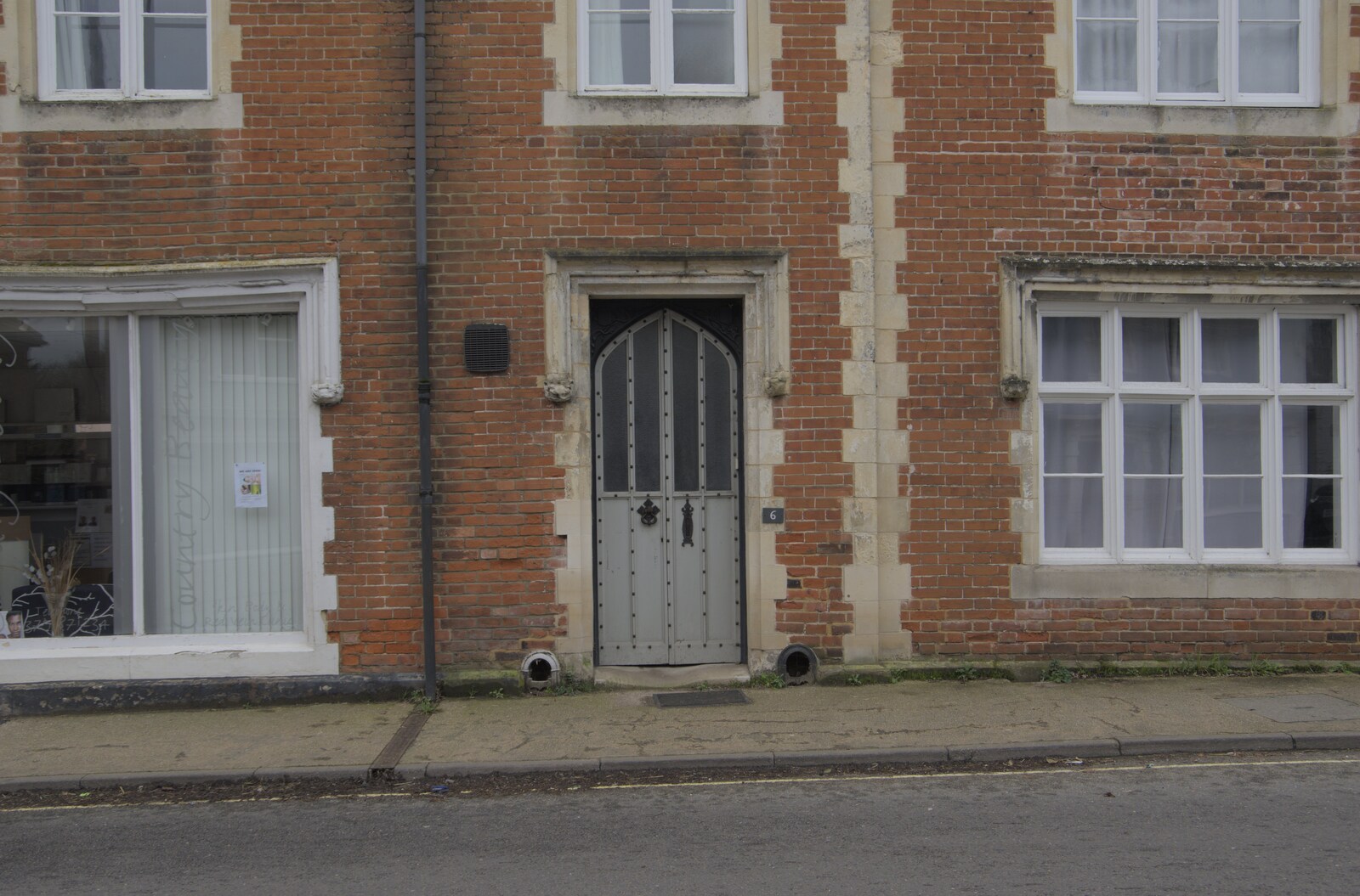 An impressive front door on Castle Street from Palgrave Player's Wrap Party and a March Miscellany, Suffolk - 6th March 2024