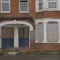 No dogs are allowed inside this derelict squat, Felixstowe in the Rain, Suffolk - 10th March 2024