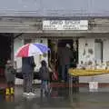 It's definitely an umbrella day, Felixstowe in the Rain, Suffolk - 10th March 2024