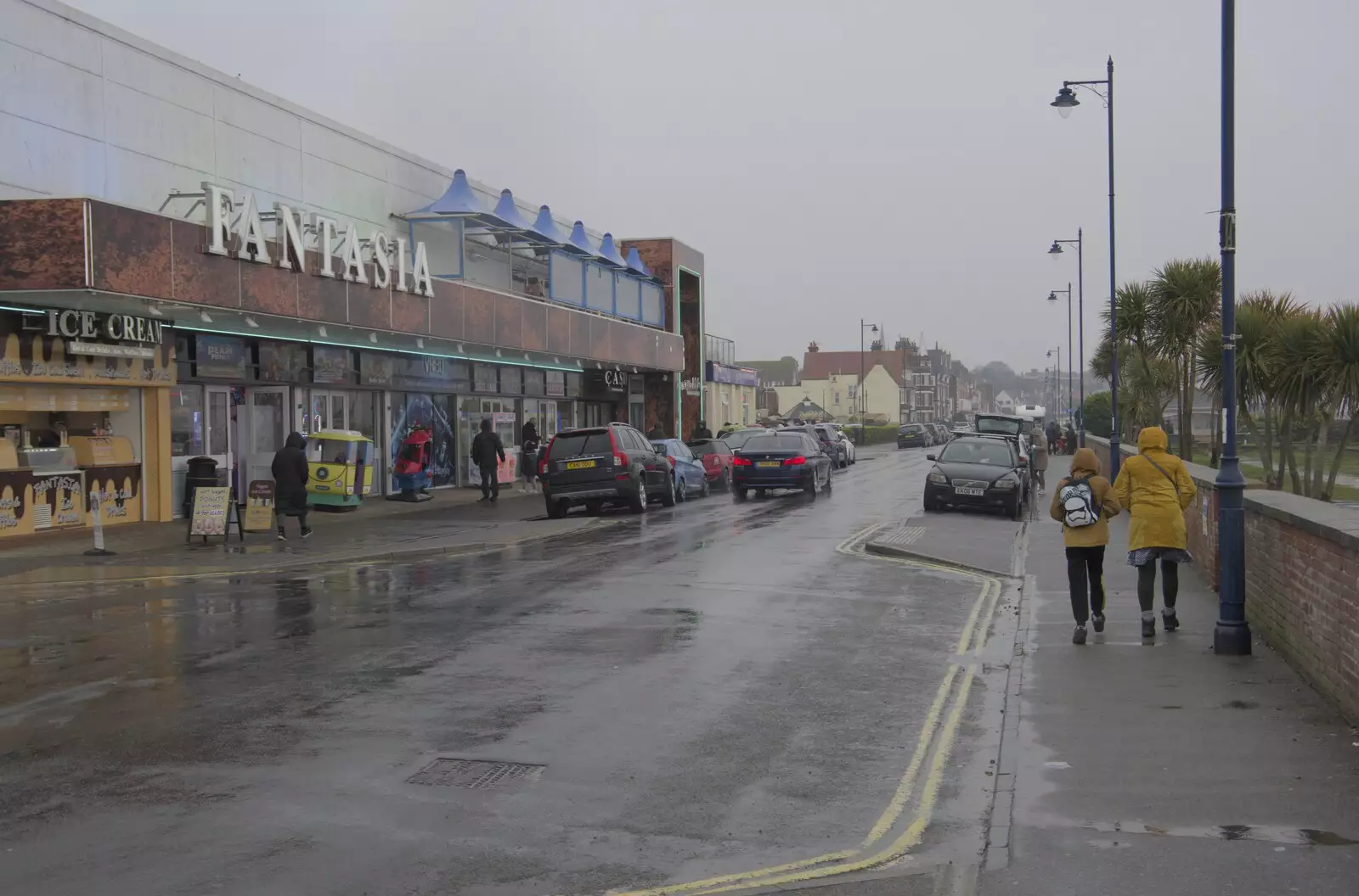 Fantasia amusements definitely isn't, from Felixstowe in the Rain, Suffolk - 10th March 2024