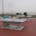 The outdoor table-tennis isn't doing much, Felixstowe in the Rain, Suffolk - 10th March 2024
