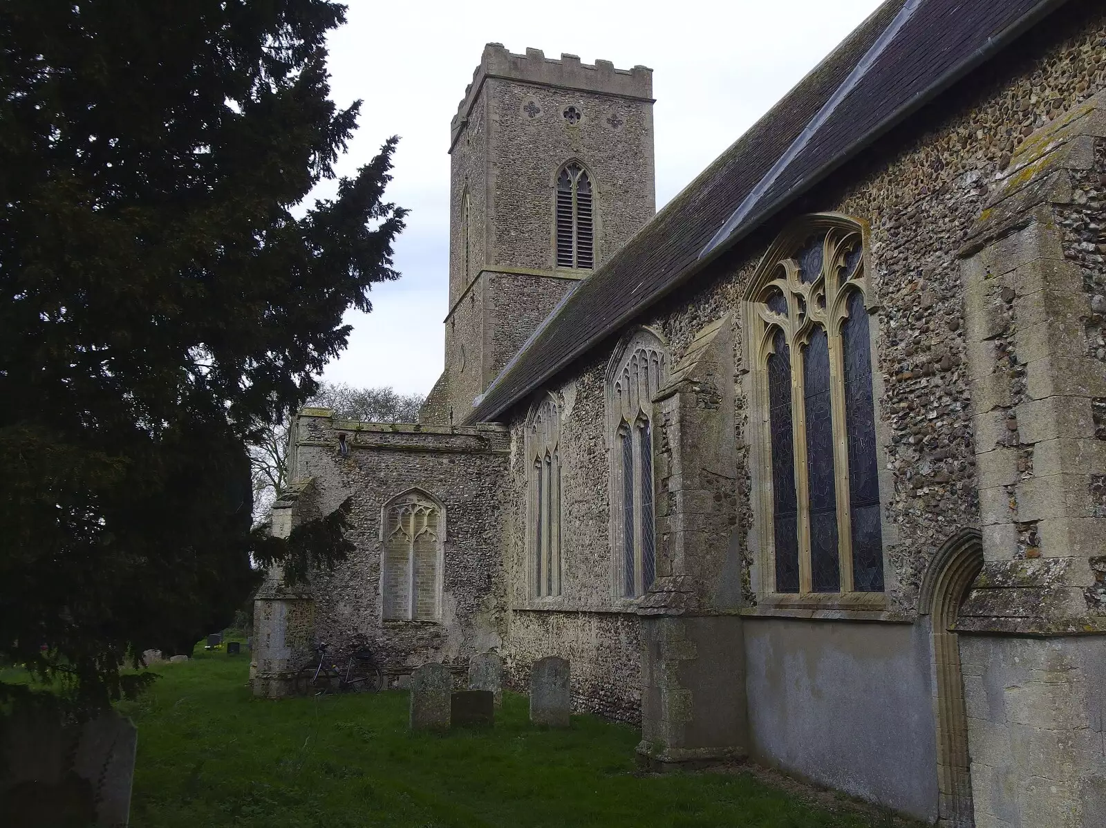 The Mediaeval church of St. Mary of Pity, from Celebration at Snape Maltings, and an Irish Quiz, Brome, Suffolk - 13th March 2024